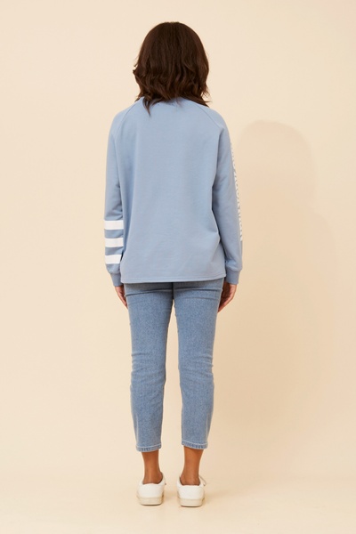 HUETTE GRAPHIC PRINT TOP