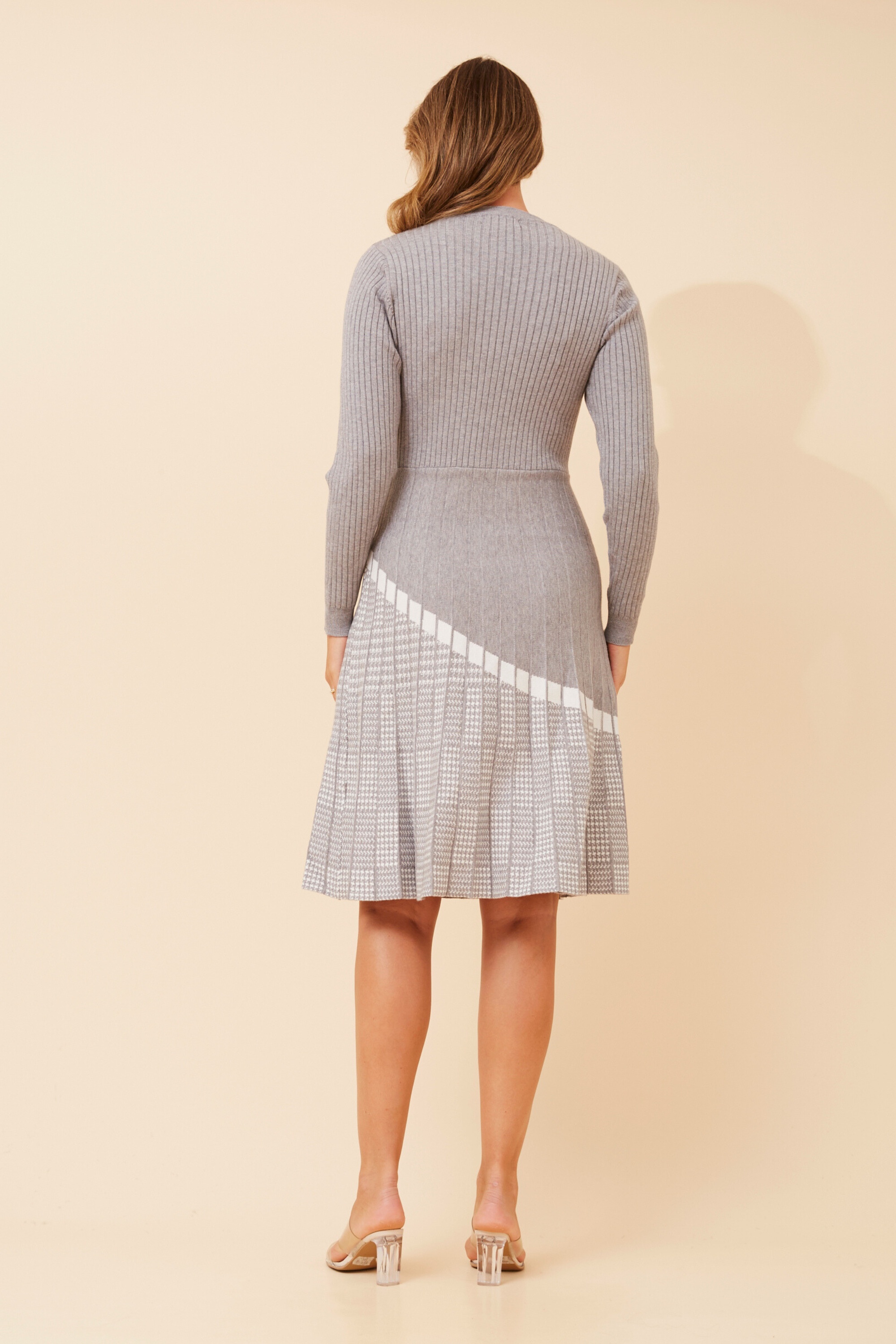 Hurst pleated knit dress | Buy Online | Femme Connection