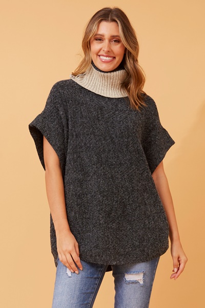 HYATT BUTTON DETAIL KNIT JUMPER