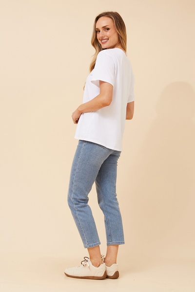 IMILIA CHERRY PRINT T-SHIRT