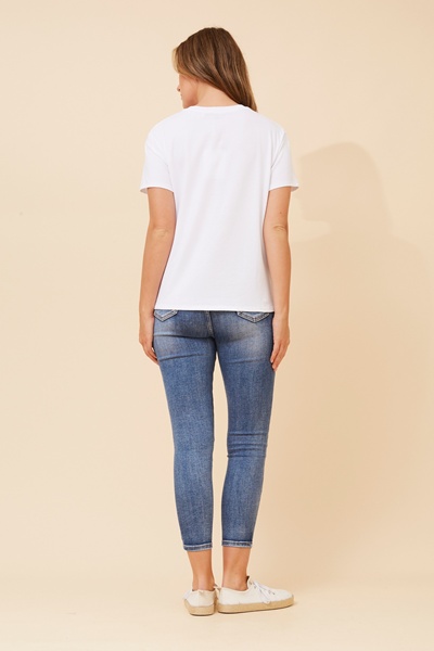 IMILIA FOIL PRINT T-SHIRT