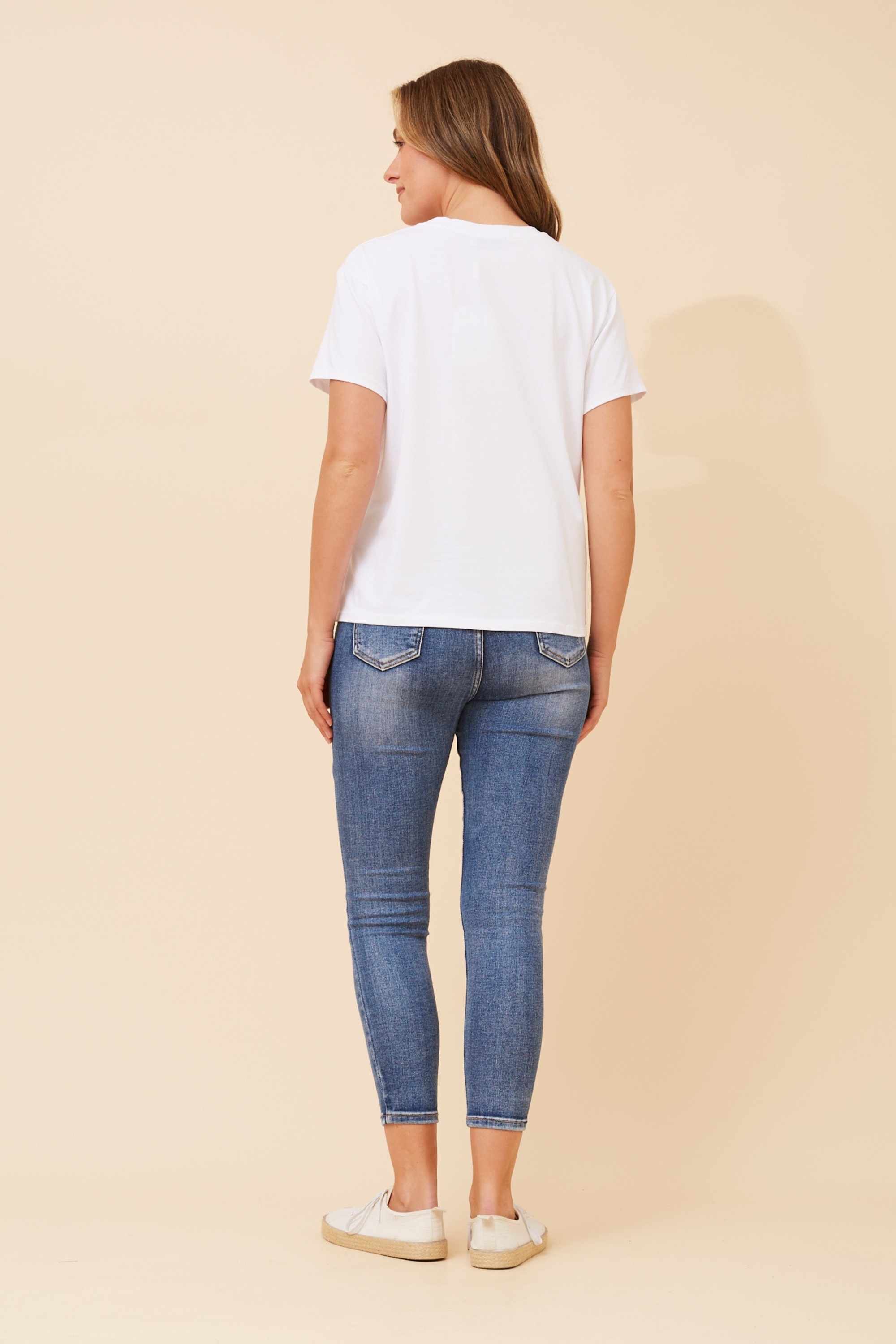 IMILIA FOIL PRINT T-SHRT