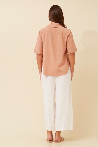 INARA LINEN BLEND SHIRT