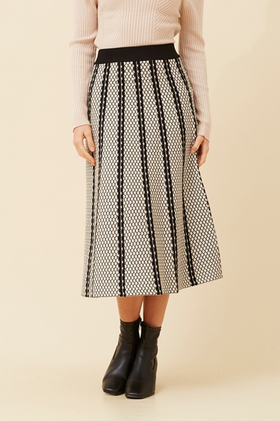 ISA A-LINE KNIT SKIRT