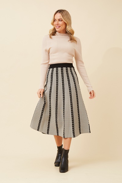 ISA A-LINE KNIT SKIRT