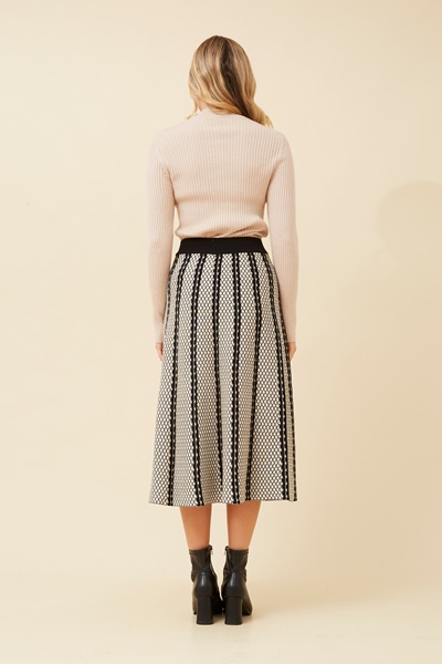 ISA A-LINE KNIT SKIRT