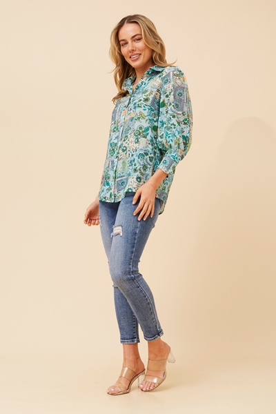 ISHLA ABSTRACT PRINT SHIRT