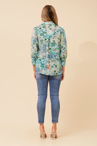 ISHLA ABSTRACT PRINT SHIRT