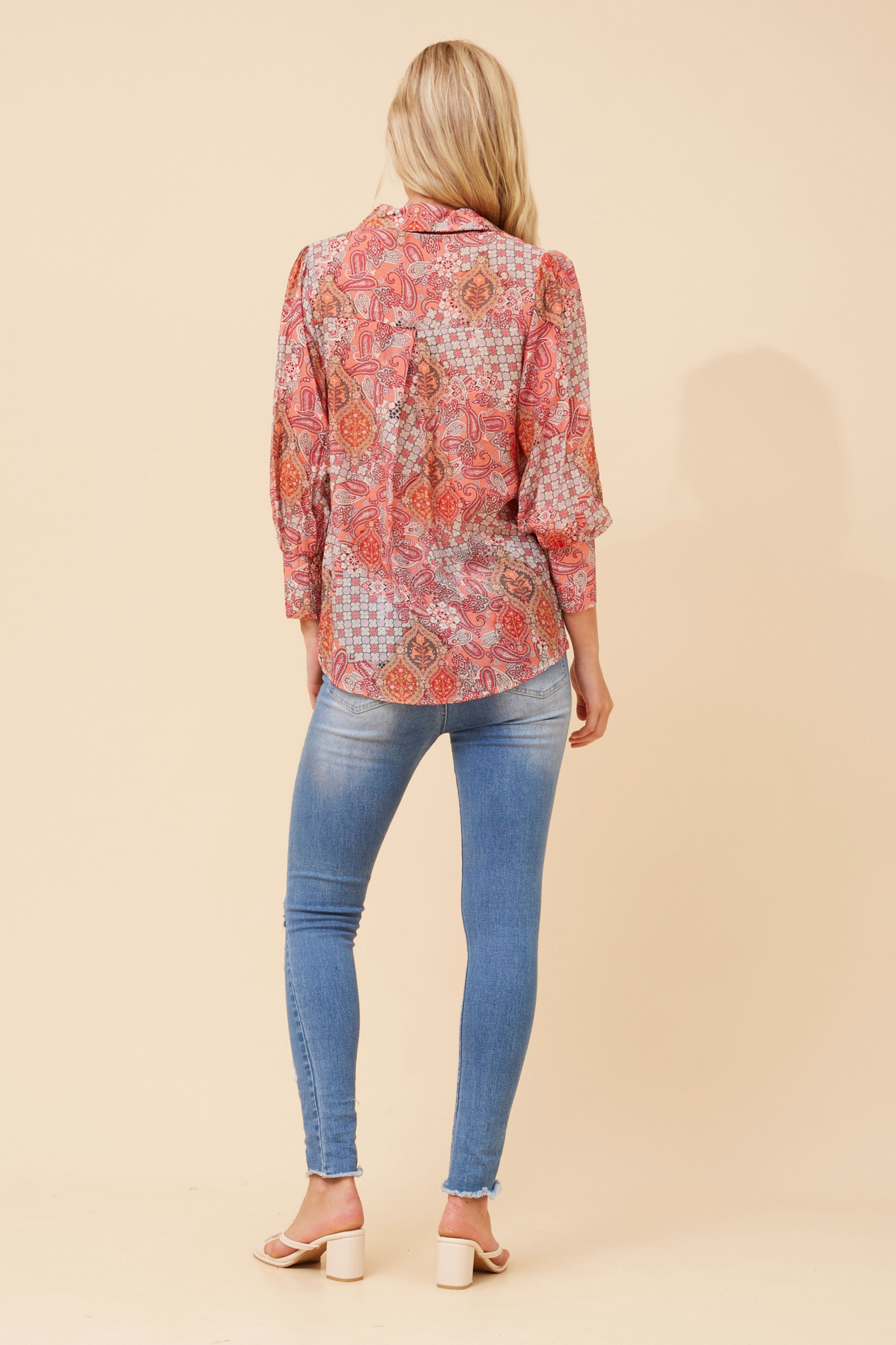 ISHLA ABSTRACT PRINT SHIRT