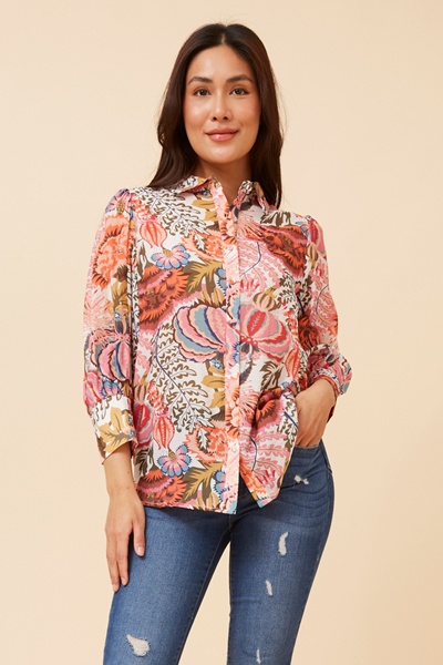 ISHLA BALLOON SLEEVE SHIRT