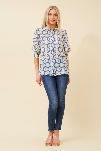 ISHLA PUFF SLEEVE SHIRT