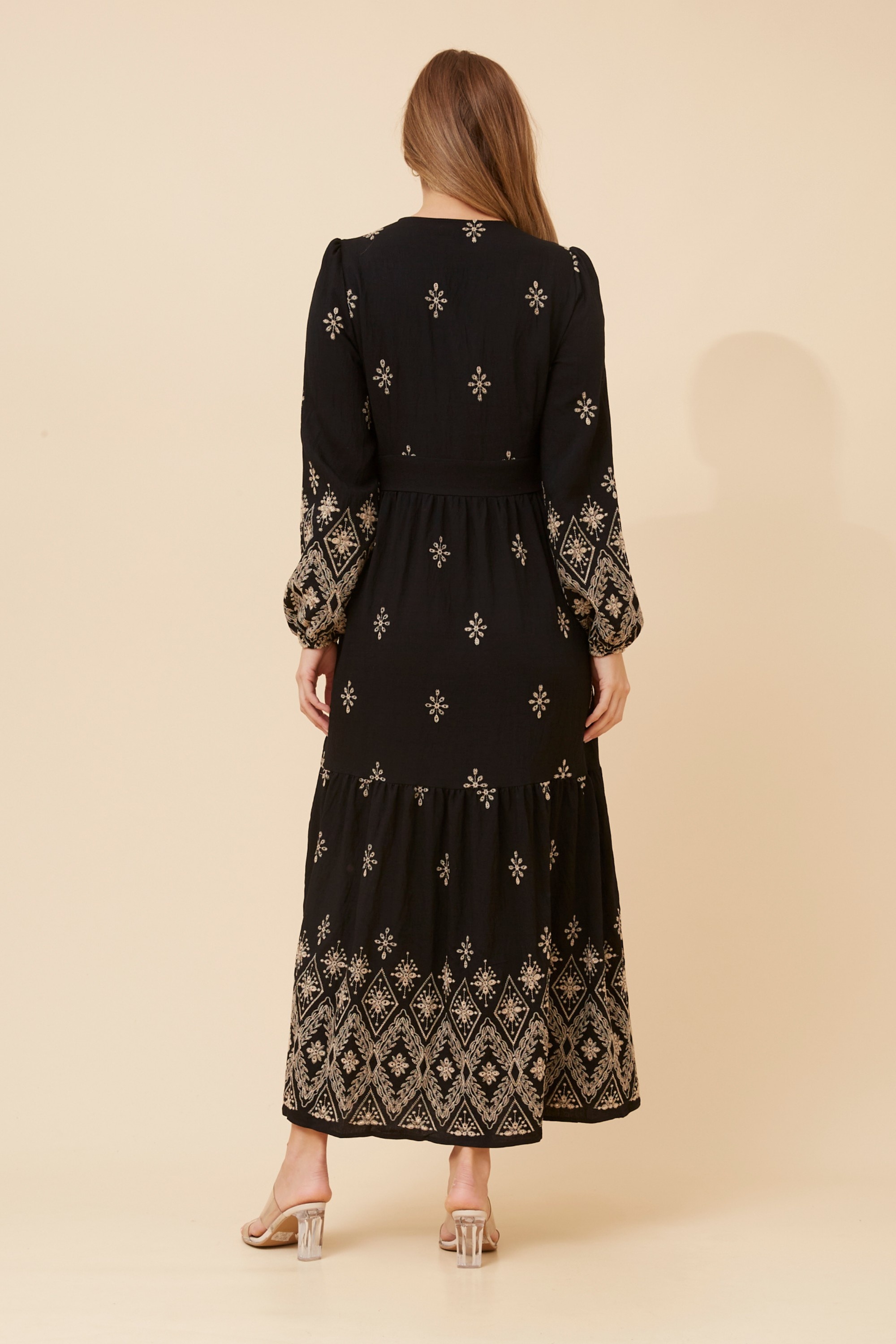 ISOBEL EMBROIDERED MAXI DRESS