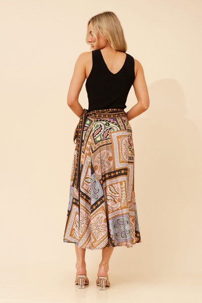 IVONE TRUE WRAP MAXI SKIRT