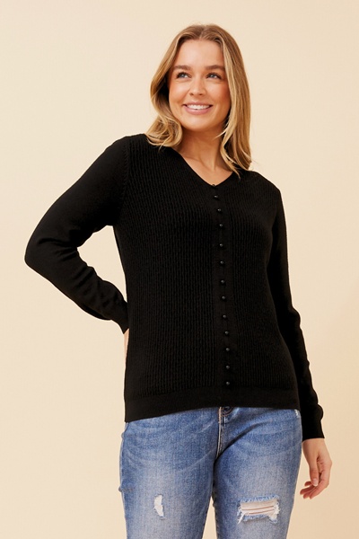 IZETTE PEARL EMBELLISHED KNIT JUMPER