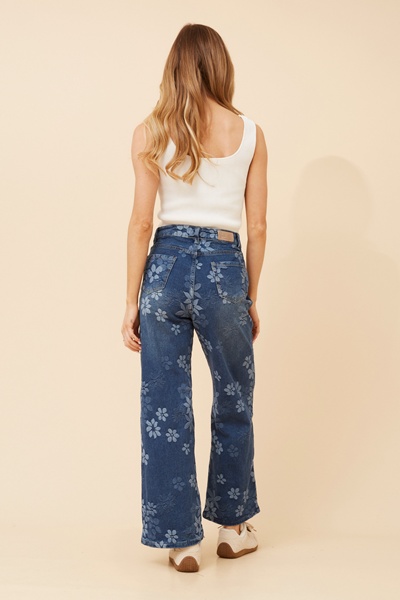 IZUMI FLORAL WIDE LEG PANTS
