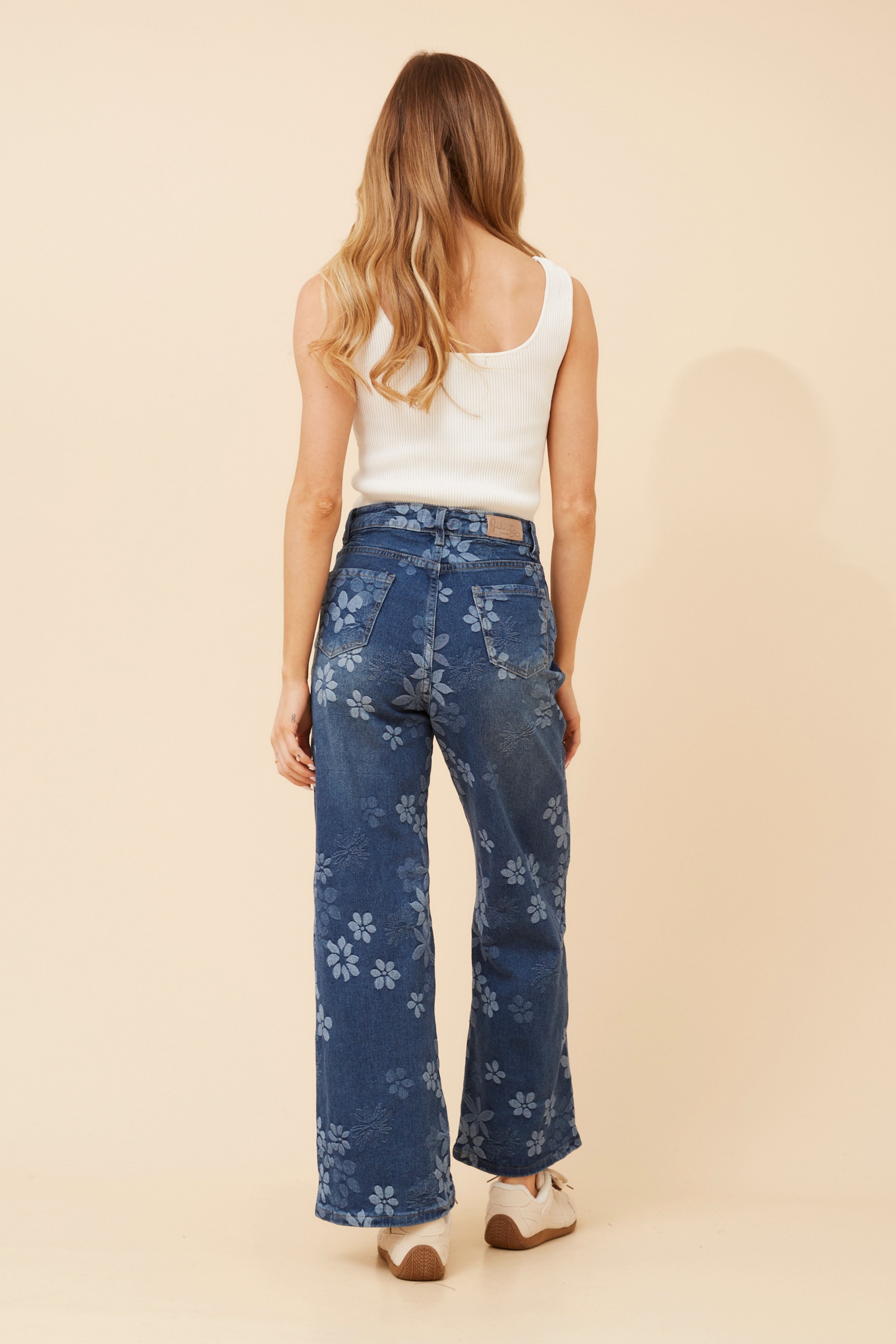 IZUMI FLORAL WIDE LEG PANTS
