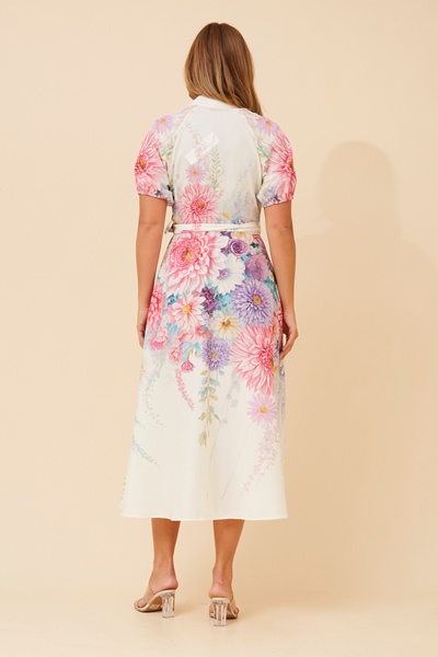 JACEL FLORAL MIDI DRESS