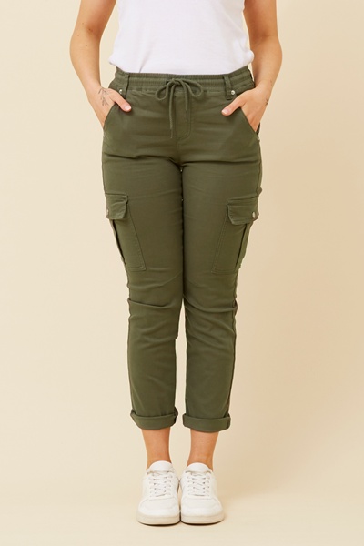 JACINE SOLID JOGGER PANTS