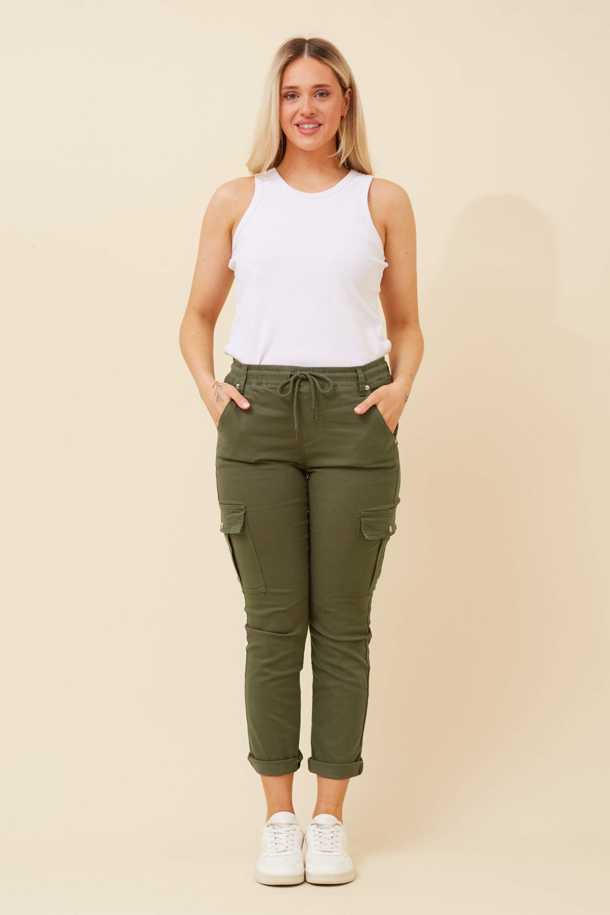 JACINE SOLID JOGGER PANTS