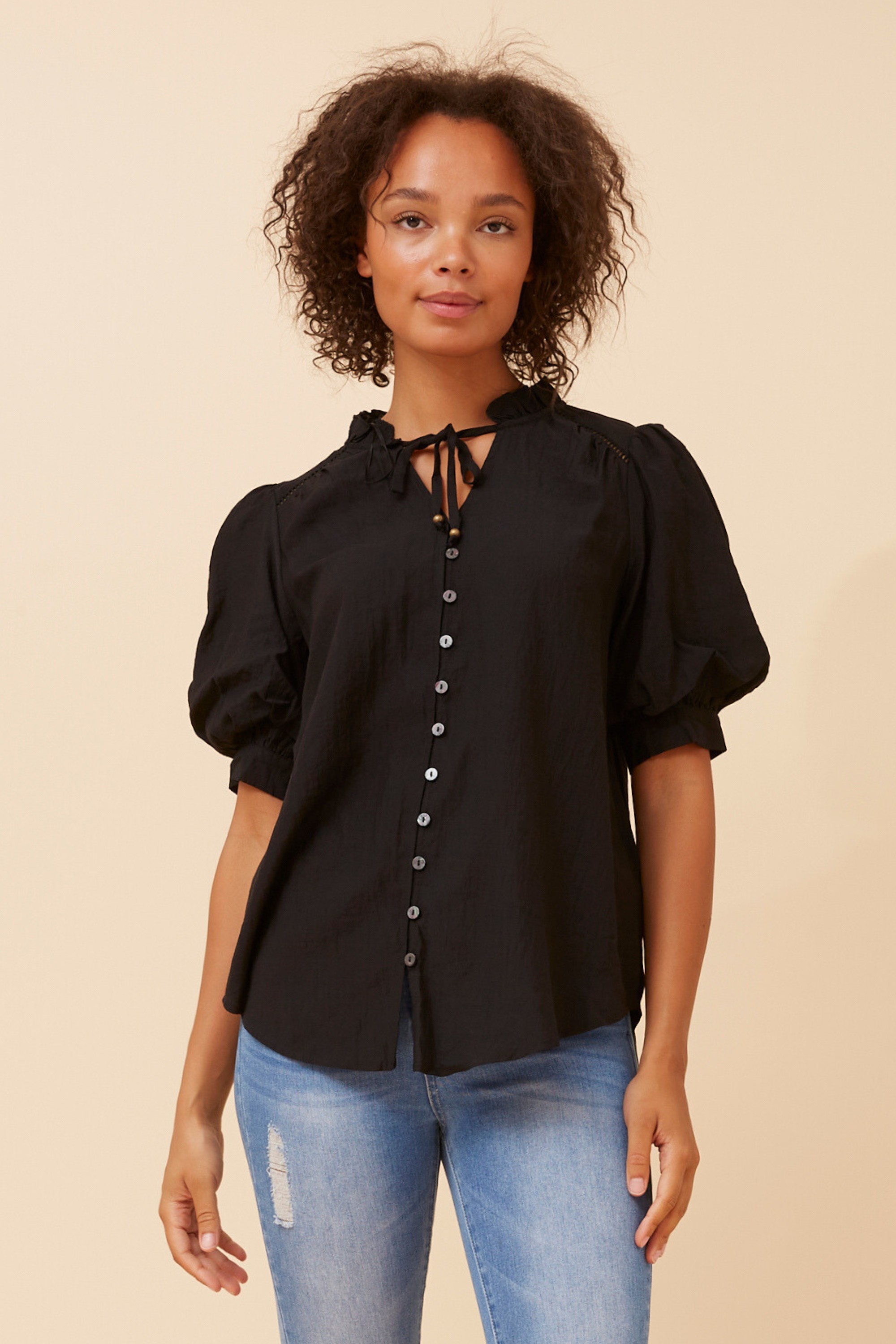 JADIRA SOLID BLOUSE