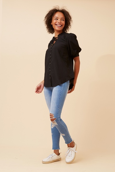 JADIRA SOLID BLOUSE