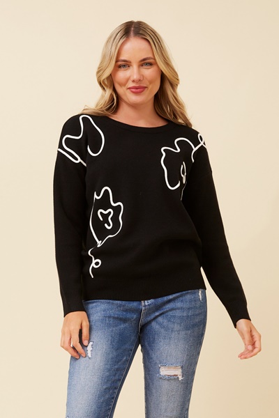 JAKE CONTRAST CORNELLI  PULLOVER