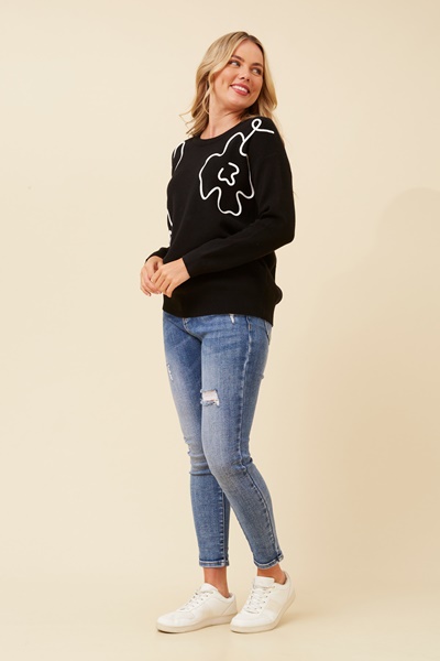 JAKE CONTRAST CORNELLI  PULLOVER