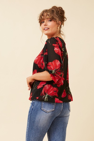 JAMARI FLORAL PRINT BLOUSE
