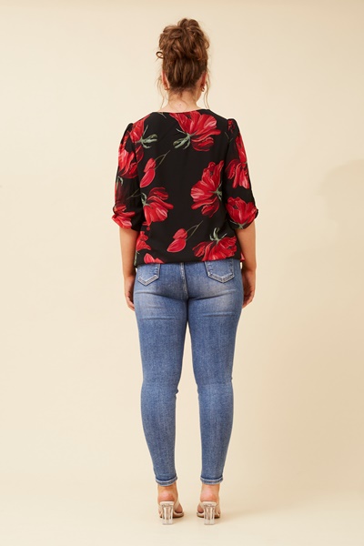 JAMARI FLORAL PRINT BLOUSE
