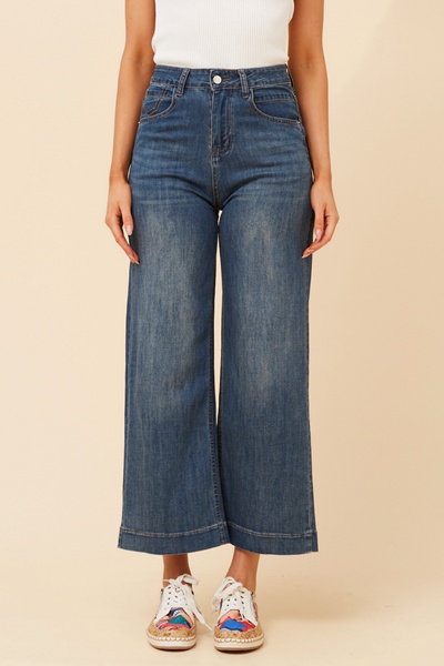 JAMES WIDE LEG DENIM PANTS