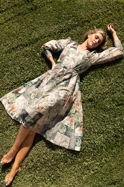 JANAE FLORAL MIDI DRESS