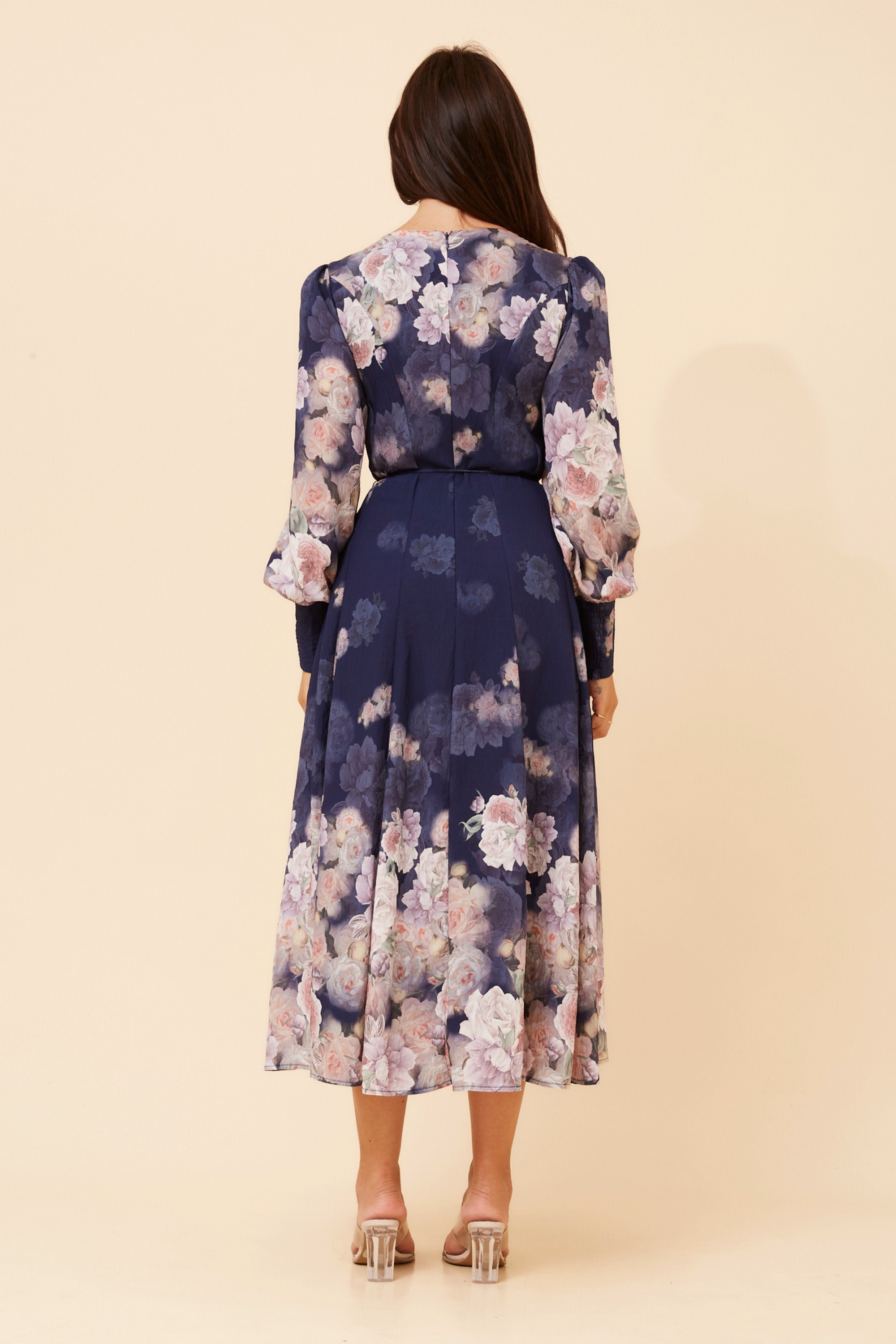 JANAE FLORAL MIDI DRESS