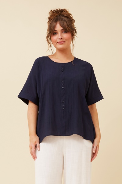 JANETH BUTTON DETAIL TOP