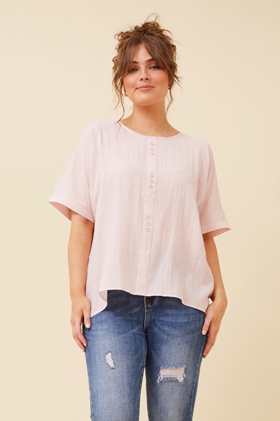 JANETH BUTTON DETAIL TOP