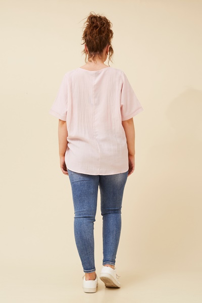 JANETH BUTTON DETAIL TOP