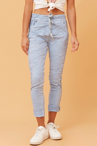 JANJA DIAMANTE DETAIL JOGGER PANTS