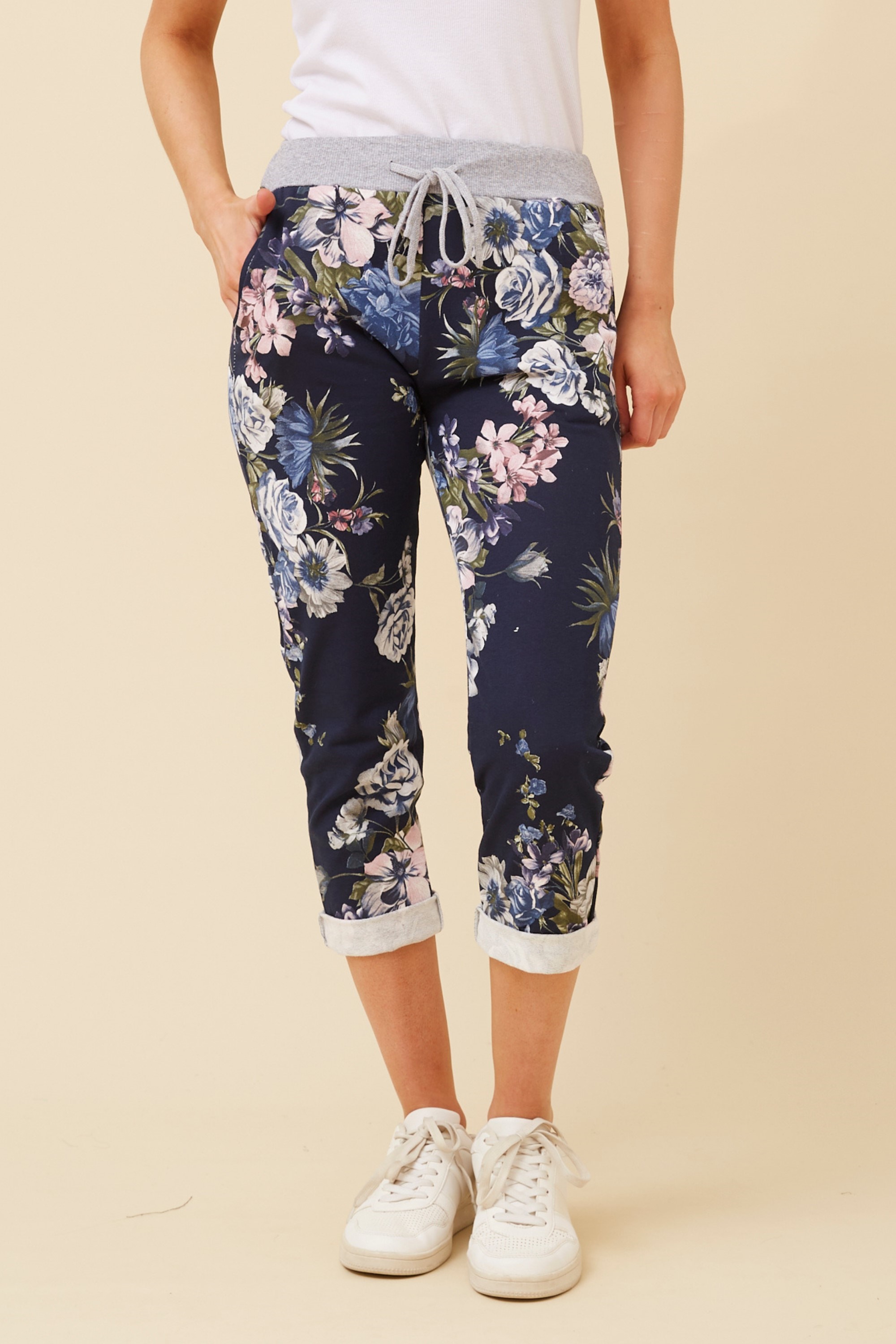 JANJA FLORAL JOGGER PANTS