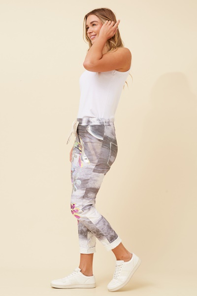 JANJA FLORAL JOGGER PANTS