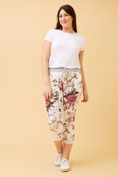 JANJA FLORAL JOGGER PANTS
