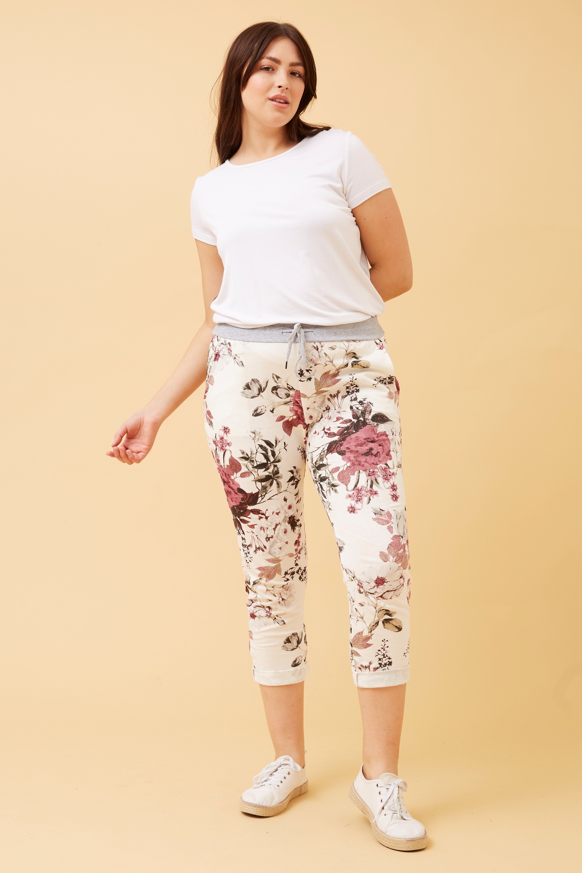 JANJA FLORAL JOGGER PANTS