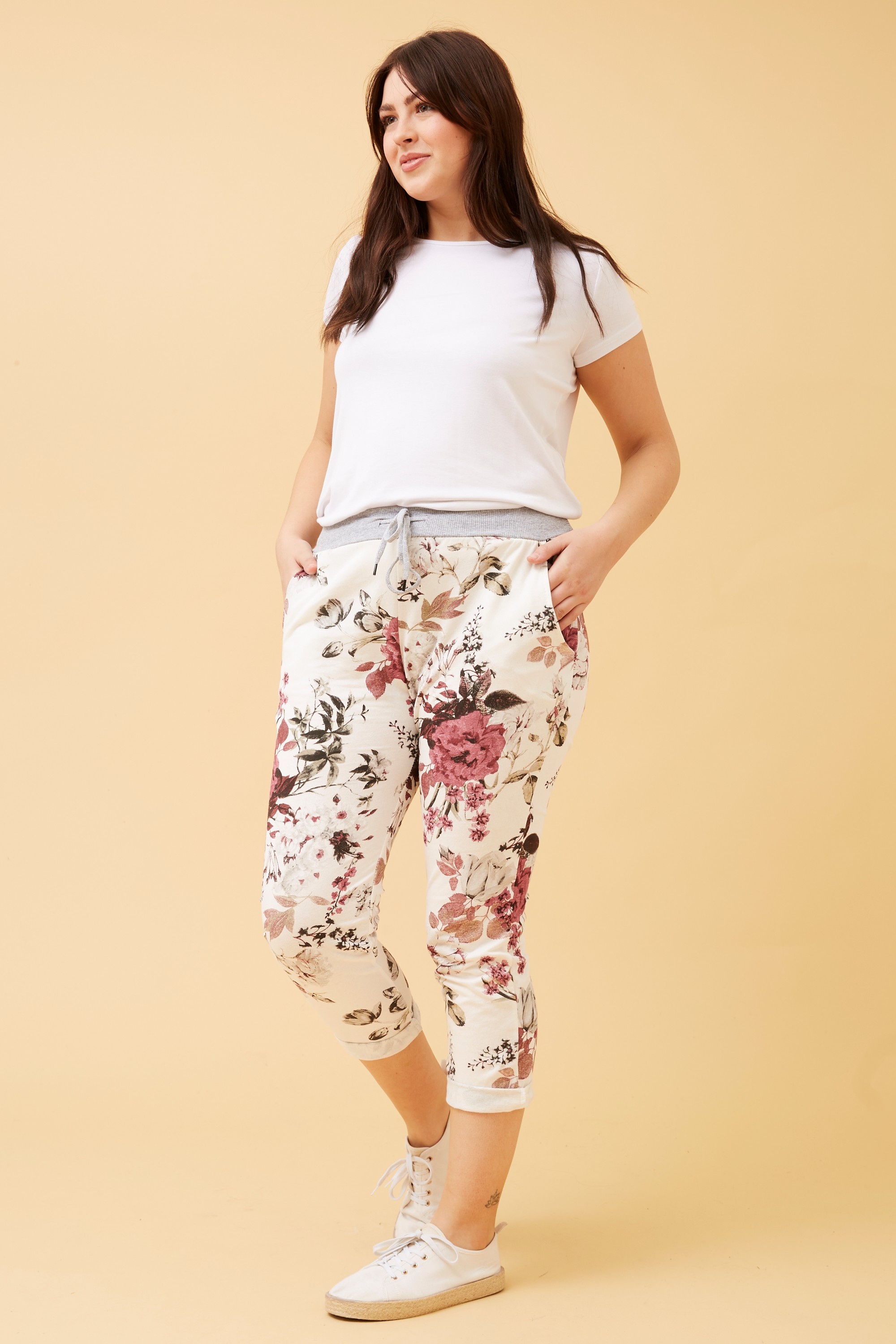 JANJA FLORAL JOGGER PANTS
