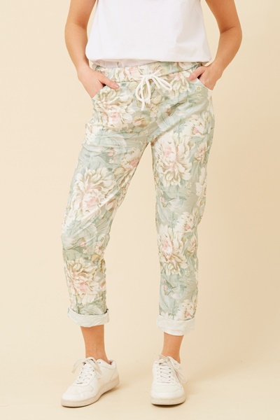 JANJA FLORAL JOGGER PANTS