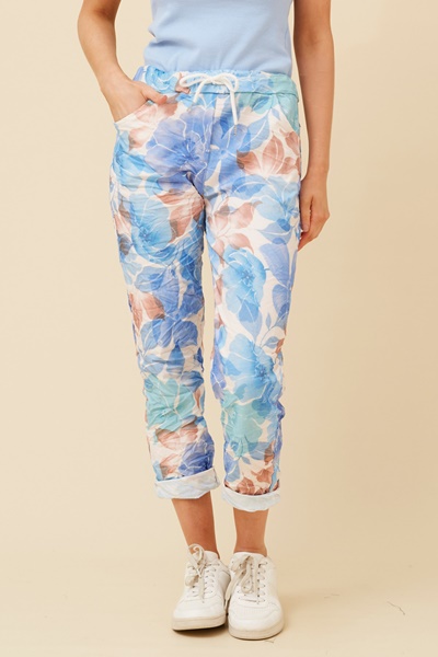 JANJA FLORAL JOGGER PANTS