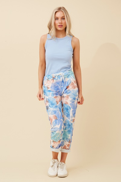 JANJA FLORAL JOGGER PANTS