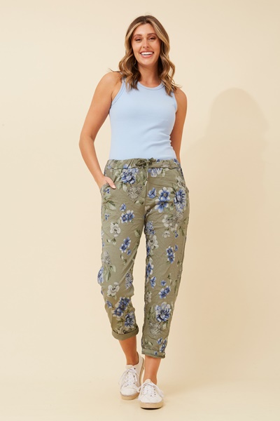 JANJA FLORAL JOGGER PANTS