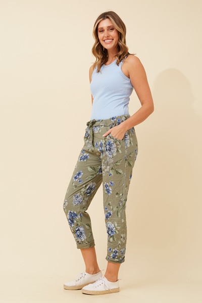 JANJA FLORAL JOGGER PANTS