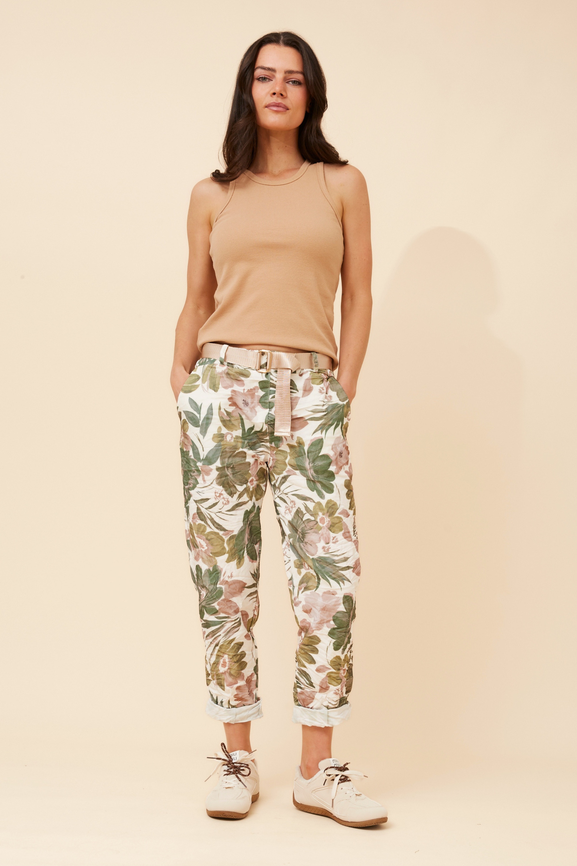 JANJA FLORAL JOGGER PANTS