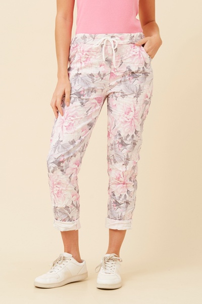 JANJA FLORAL JOGGER PANTS