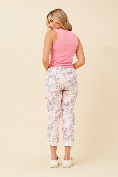 JANJA FLORAL JOGGER PANTS