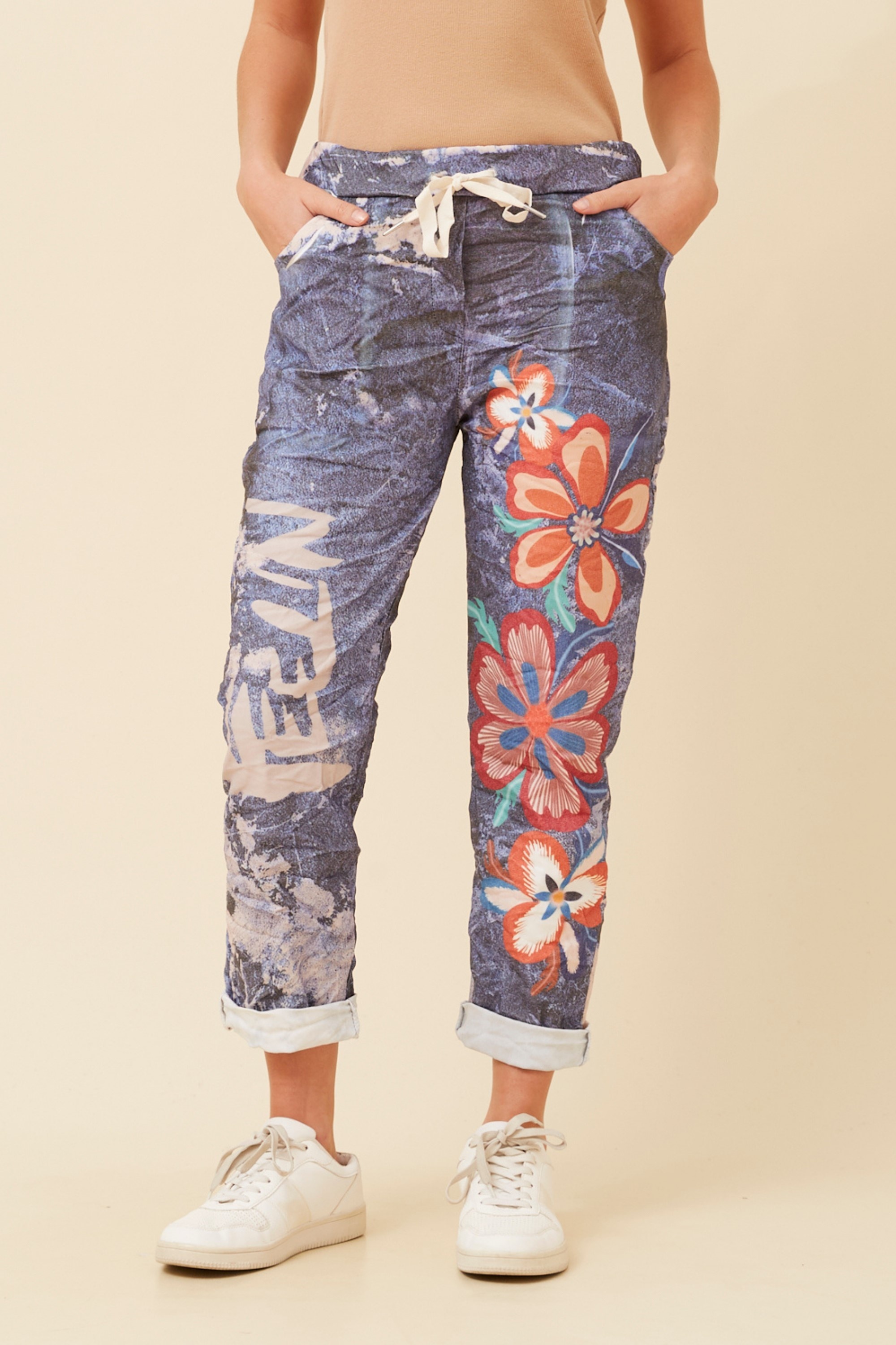 JANJA FLORAL JOGGER PANTS